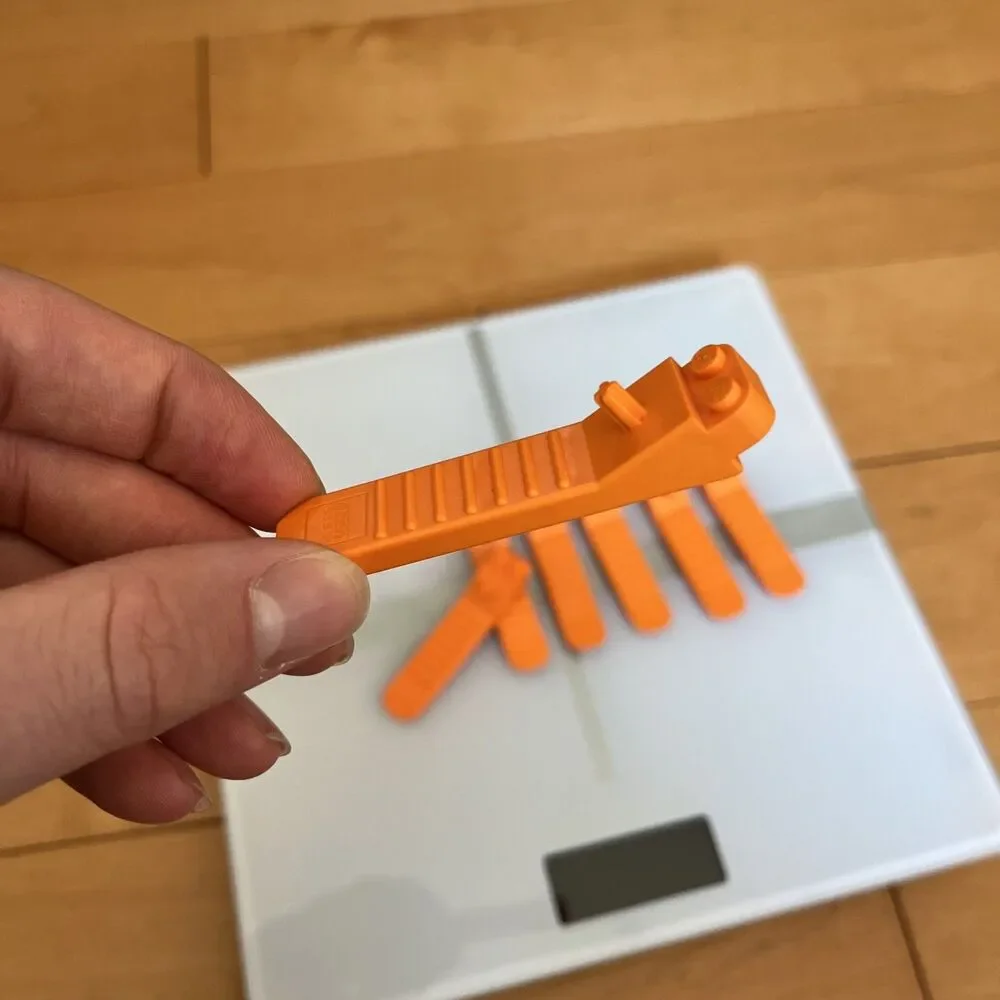 Lot Of 7 Lego Accessories Orange Brick And Axel Separator Tool Pieces used